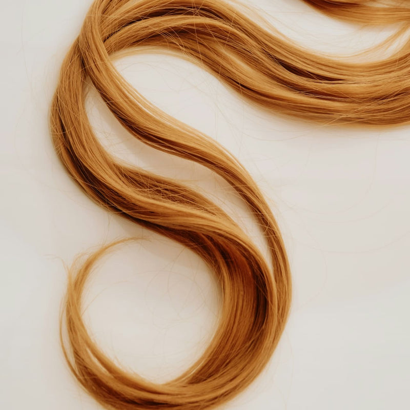 strand of ginger hair