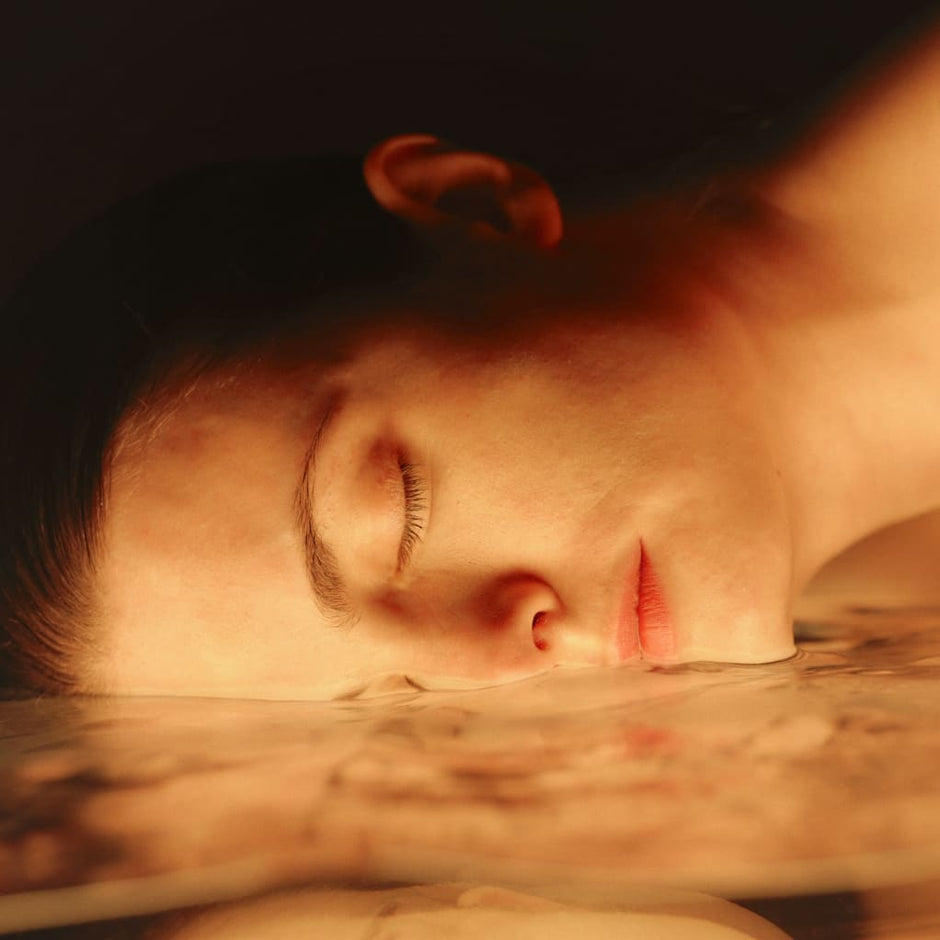 woman and nervous system regulation for hair growth