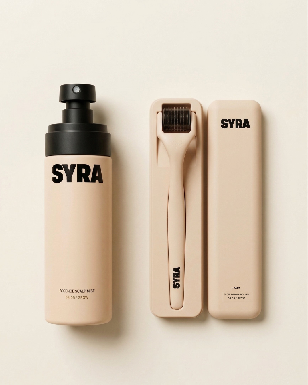 Syra Essence Scalp mist and Glow Dermaroller